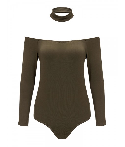 Sexy Women Elastic Off Shoulder Halter ...