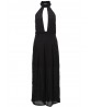 Sexy Elegant Halter Deep V Backless Women Loose Jumpsuit