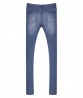 Women Casual Slim High Waist Pure Color Package Pencil Jeans